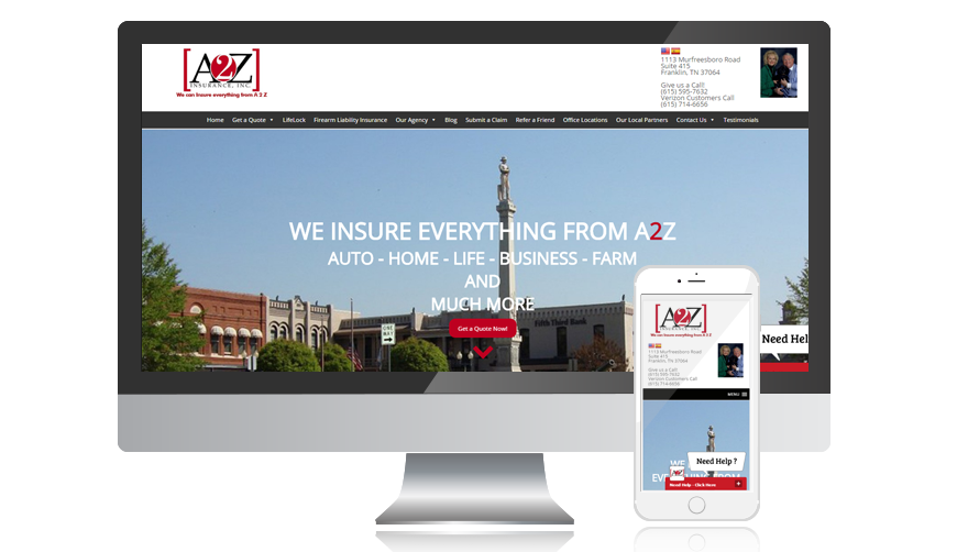 WVD portfolio website A2Zinsurance Copy