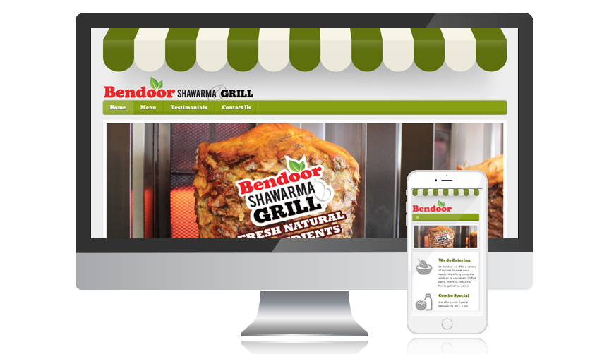portfolio website bendoorrestaurant