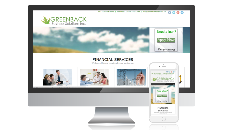 portfolio website greenbackbusinesssolution
